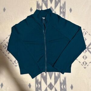 Fabletics Cropped Teal Jacket